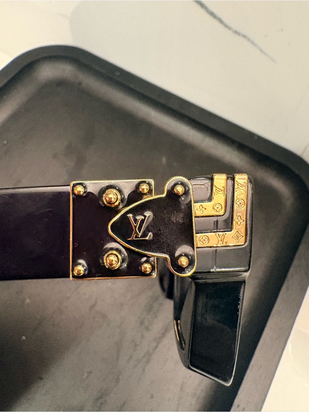 Louis Vuitton 1.1 Millionaires Z1165W Black Gold Sunglasses Virgil Abloh - Picture 5 of 8